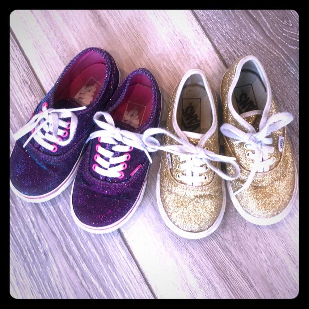 Bundle of girls Vans shoes